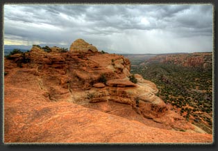 Gold Star Canyon and Liberty Cap, Colorado