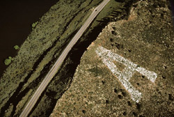 The Big A near Horsetooth Reservoir