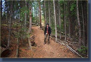 Andra on the Arapaho Creek Trail