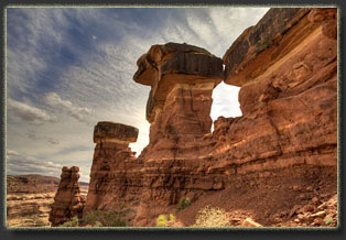 Hiking in the Maze, Canyonlands National Park, Utah