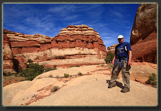 Hiking in the Maze, Canyonlands National Park, Utah