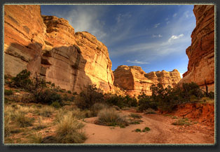 Hiking in the Maze, Canyonlands National Park, Utah