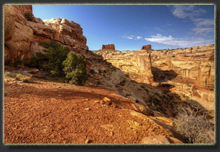 Hiking in the Maze, Canyonlands National Park, Utah