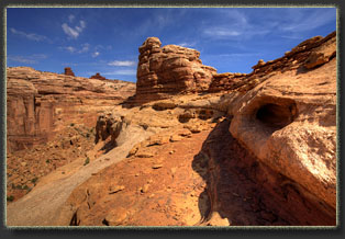 Hiking in the Maze, Canyonlands National Park, Utah