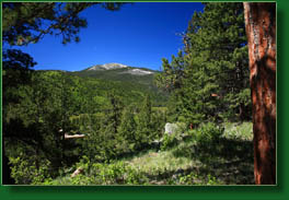 View across St Vrain Valley, Rocky Mt National Park