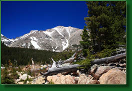 Mt Meeker from Sandbeach Lake