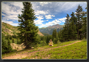 Second Creek trail near Berthoud Pass, Colorado