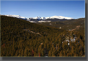 Mummy Range and Stormy Peaks from White Rock
