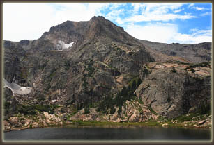 Ouzel Mt above Bluebird Lake