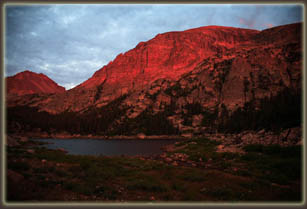 Copeland Mt alpenglow