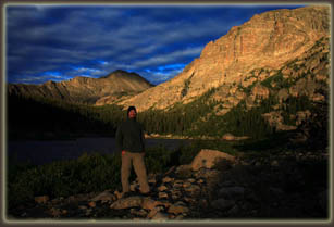 Chilling out at Pear Lake